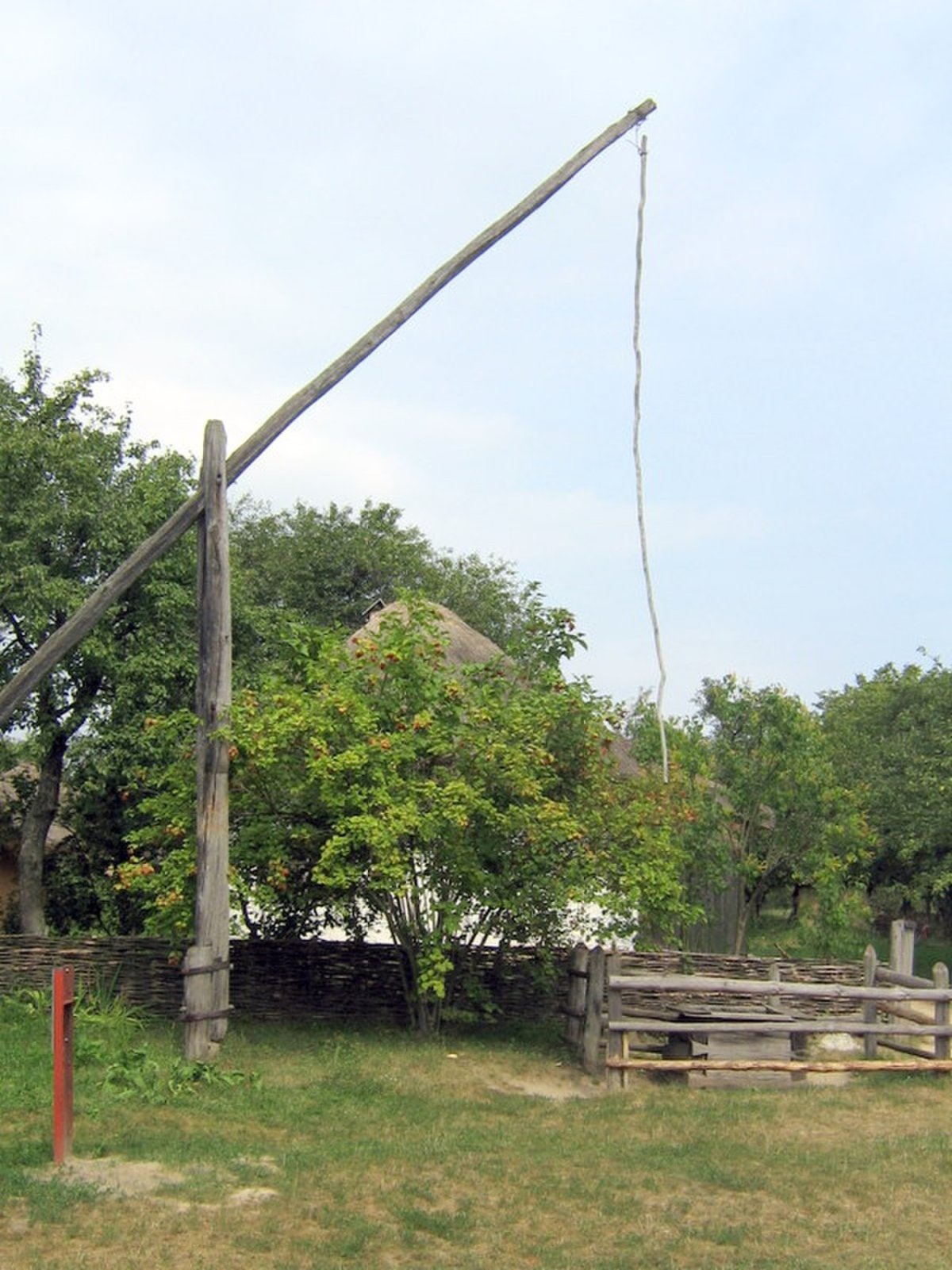 Колодец журавль малые Карелы