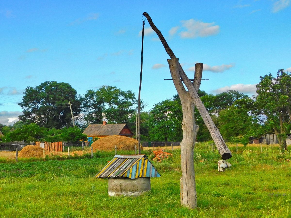 Колодец рычажный