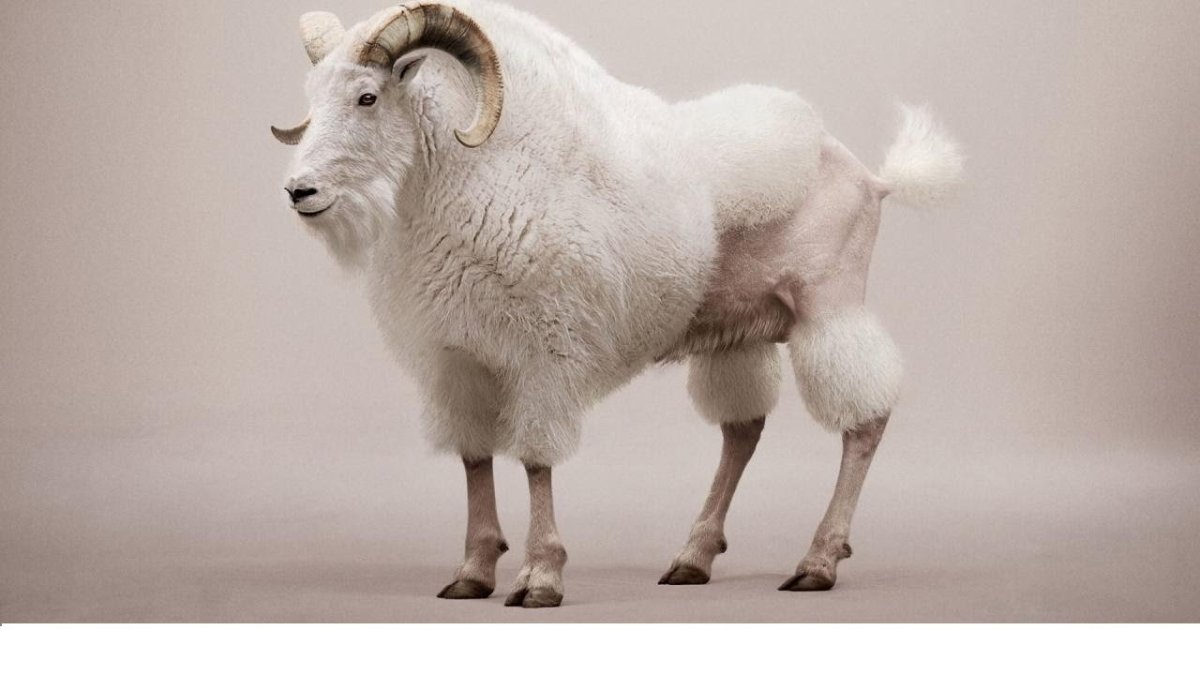 Кудрявая коза