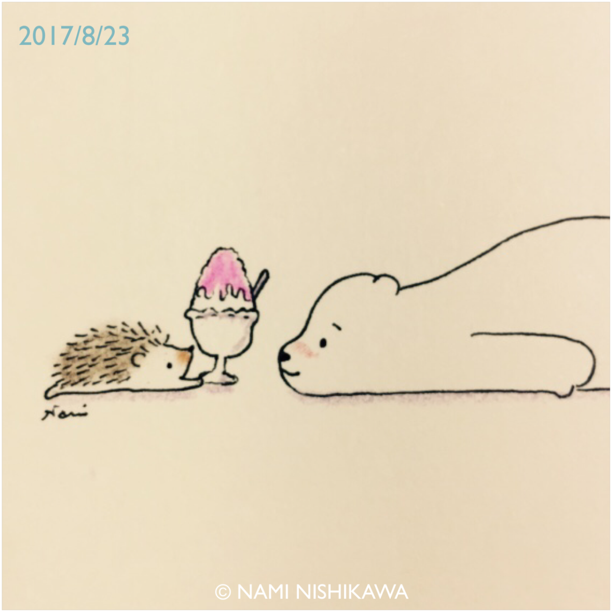 Милые Ёжики арт простые