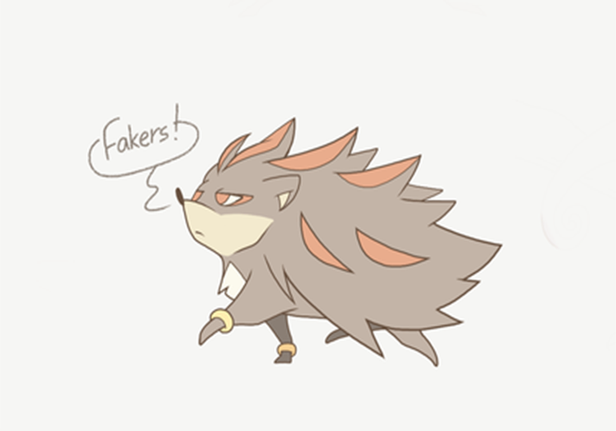 Ежик рисунок аниме