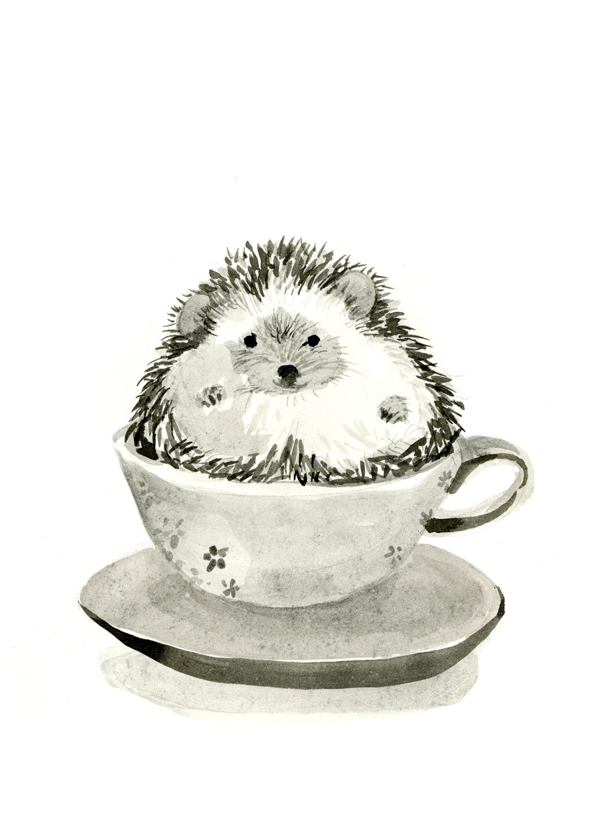 Ежик в чашке