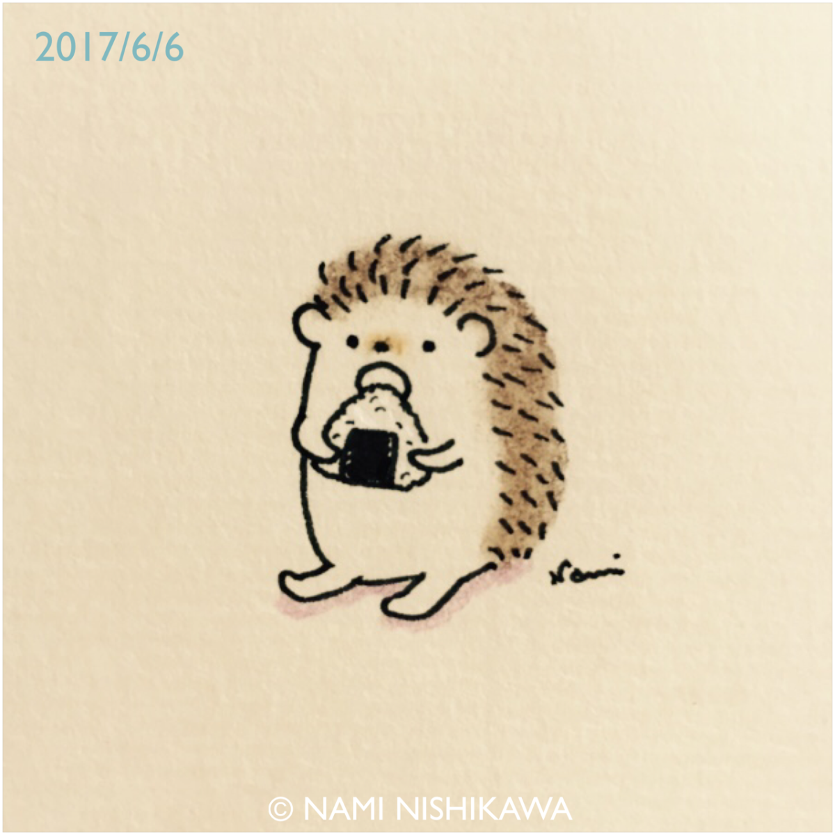 Рисунок ежа Минимализм