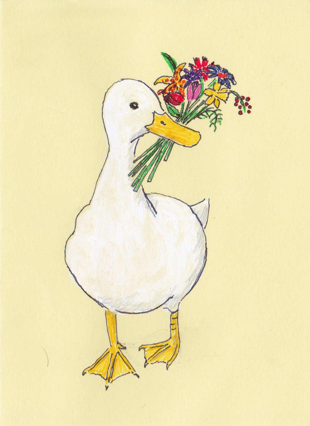 Гусь картинка для детей