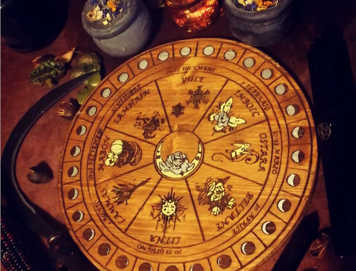 Колесо обозрения с людьми