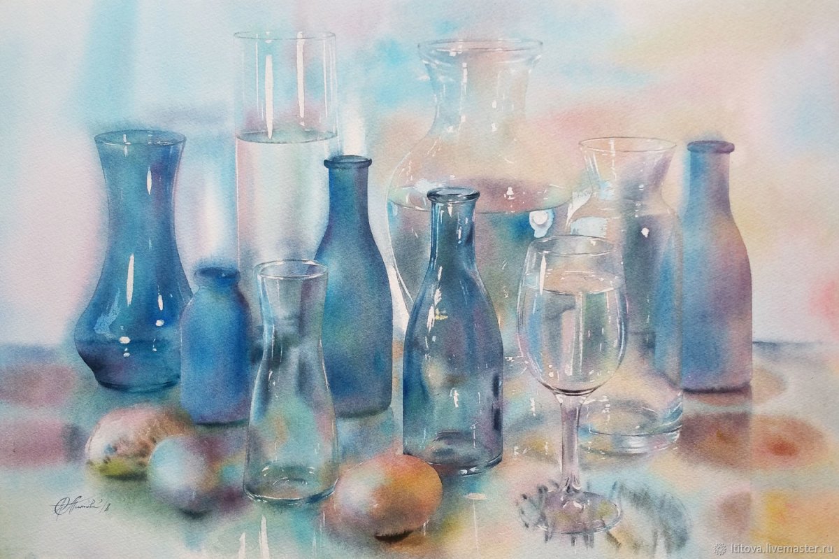 Натюрморт акварель любовь Титова