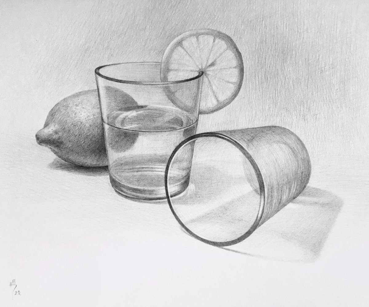 Рисование стеклянных предметов