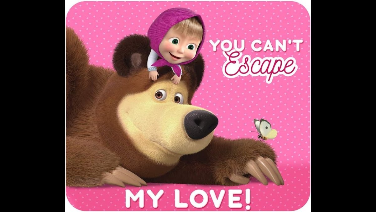 Топеры вафельные Маша и медведь