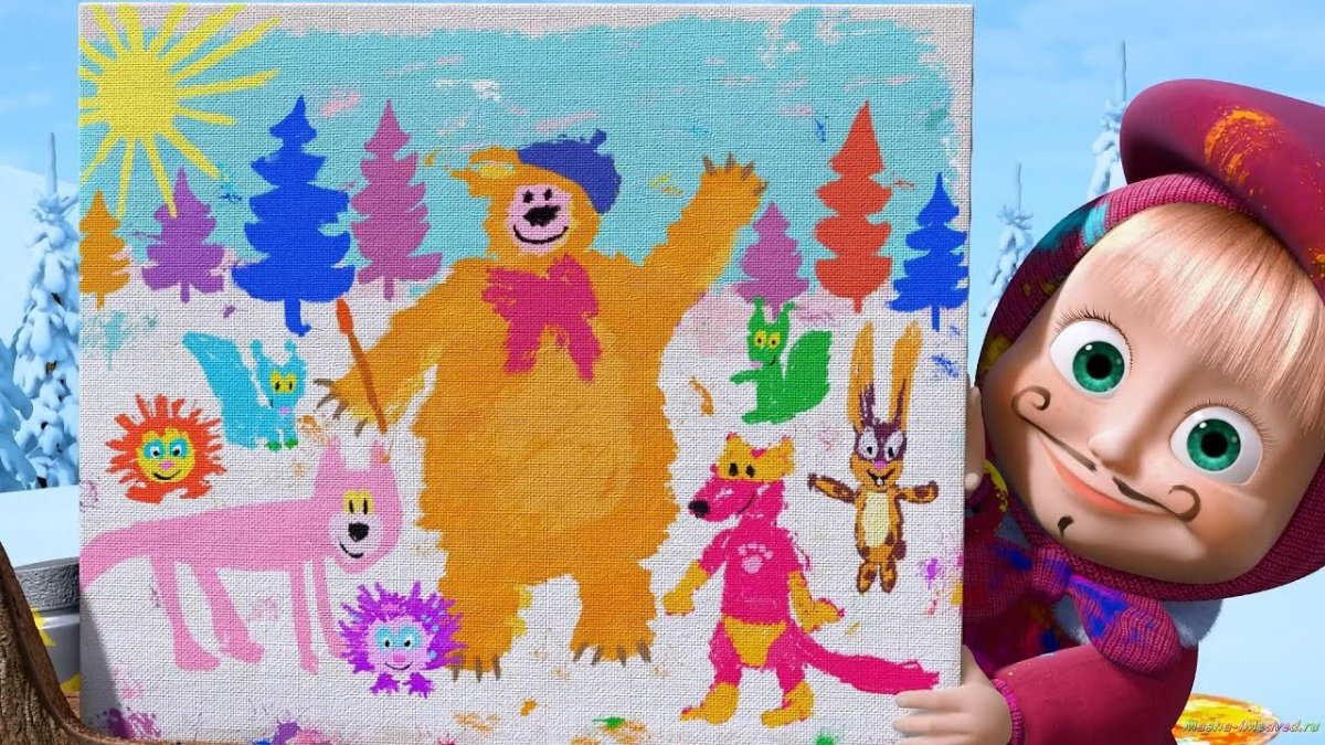 Маша и медведь 54 серия в гостях у сказки