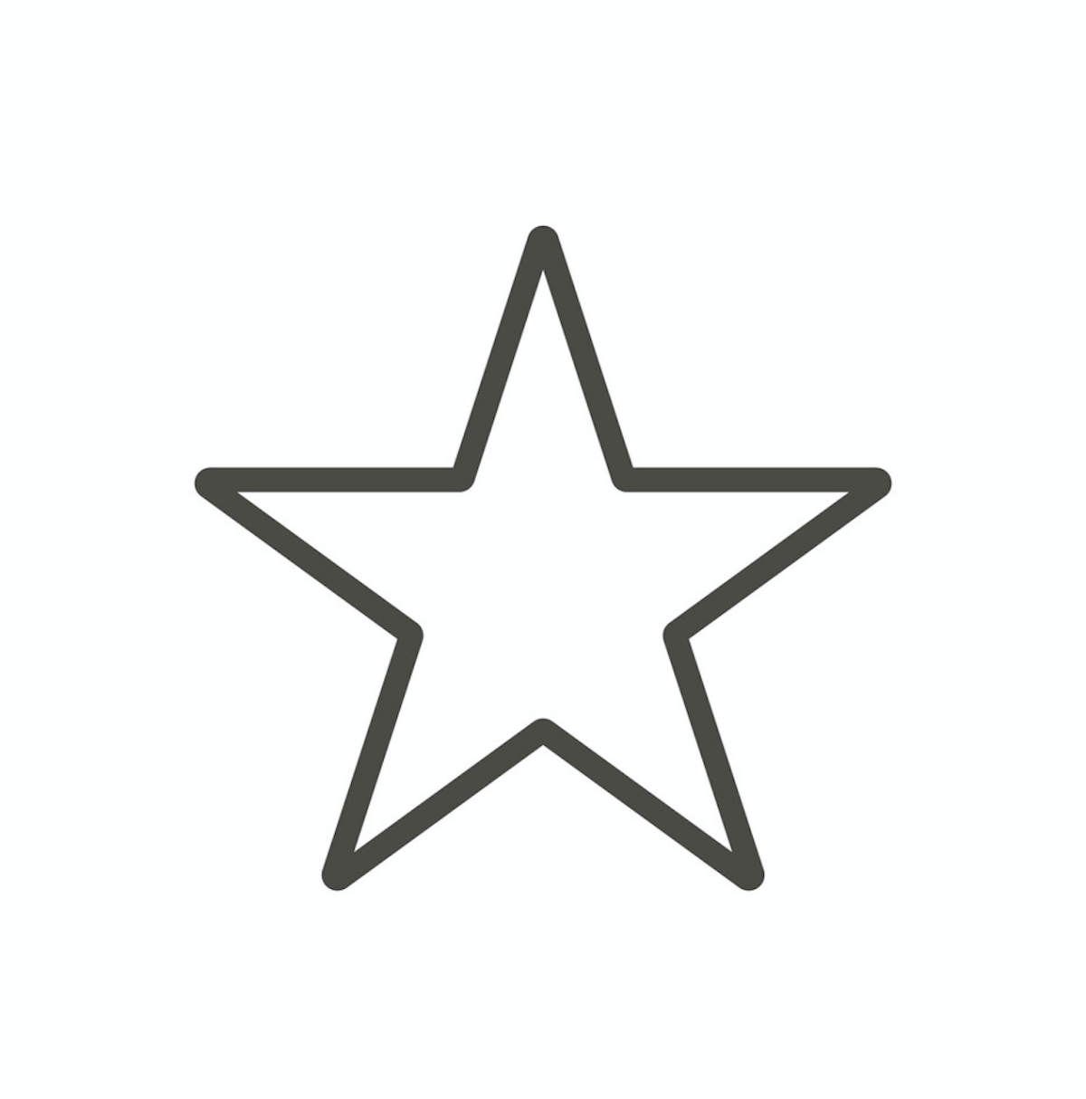 Звездочка для обводки