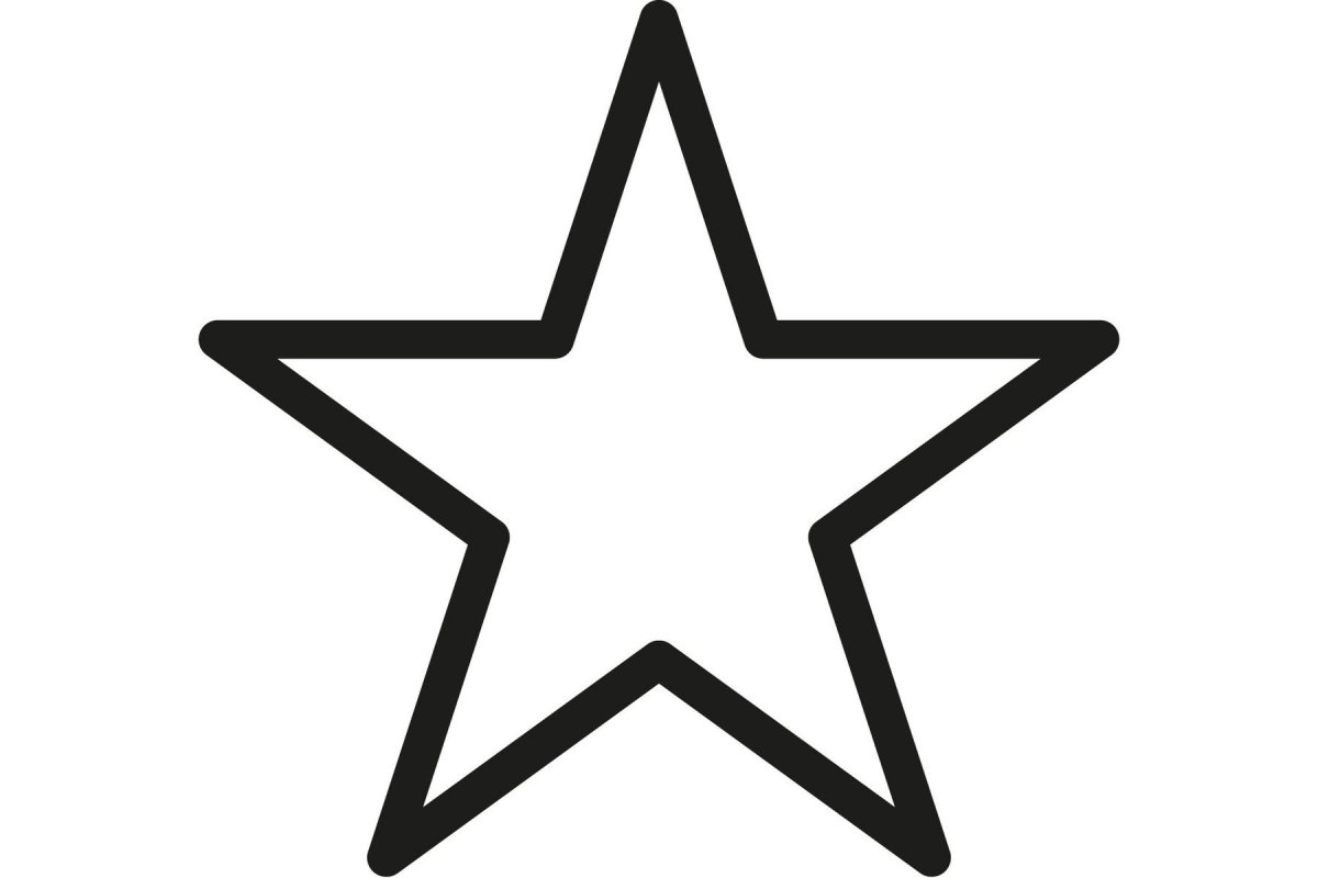 Звезда контур