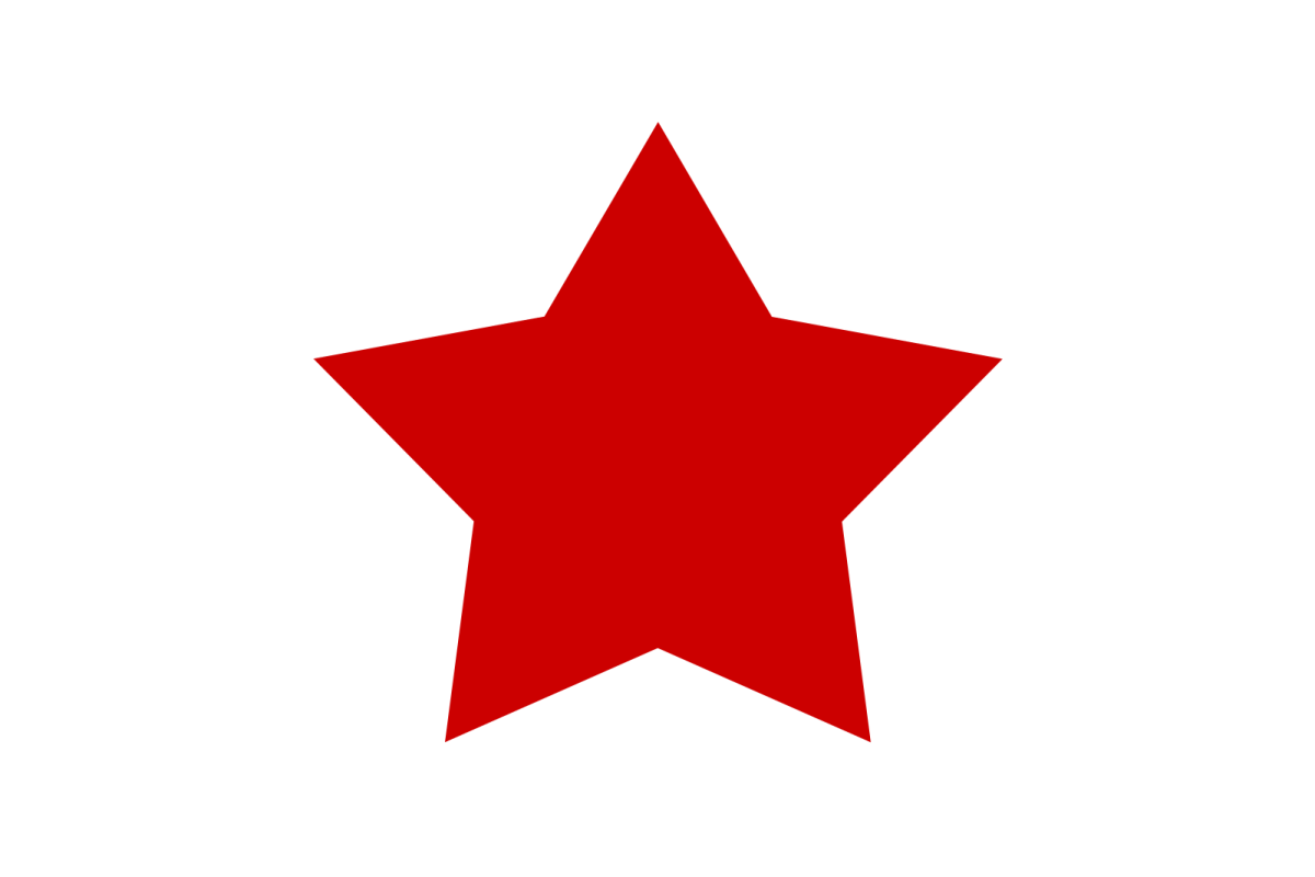 Красные звездочки на прозрачном фоне