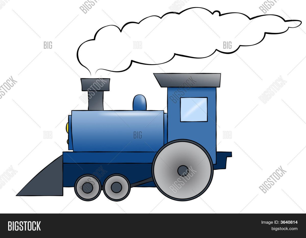 Синий поезд для детей