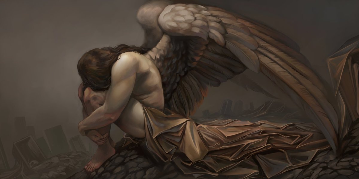 Грустный ангел