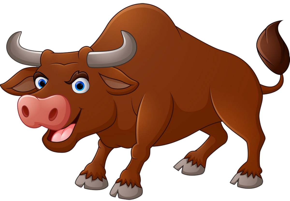 Бык мультяшный