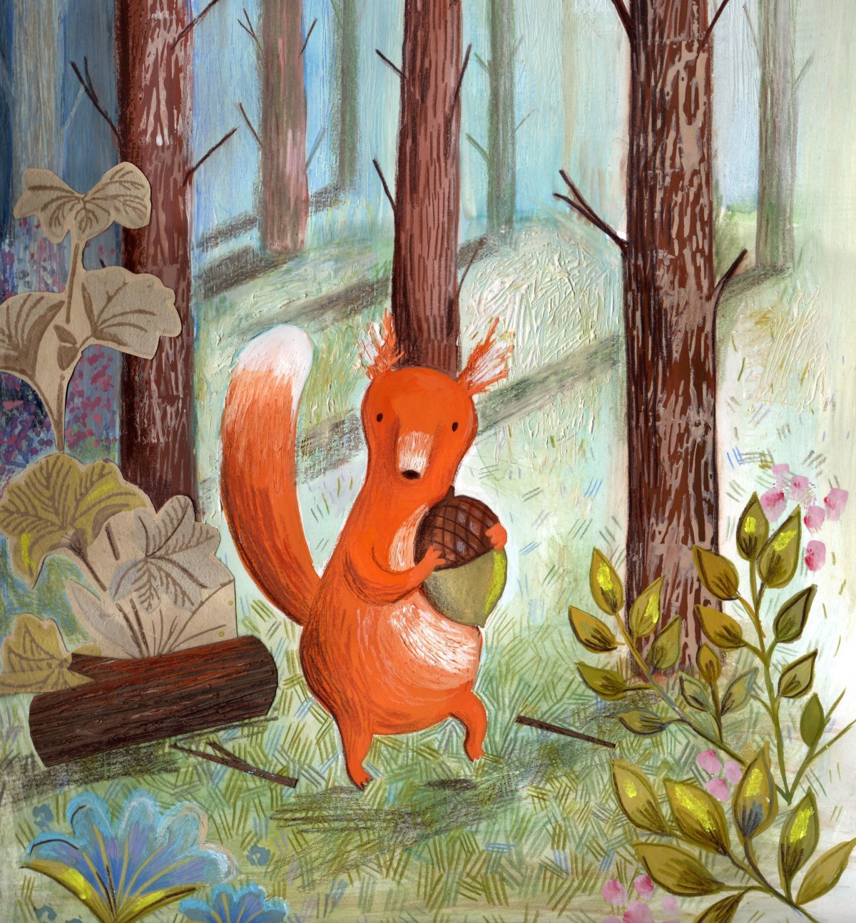 Белка в иллюстраторе