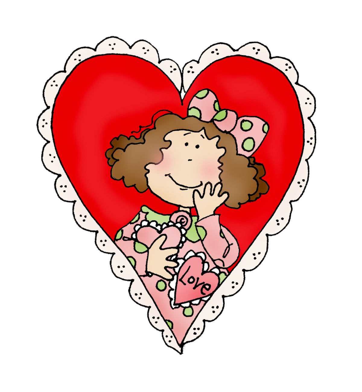 Валентинка рисунок