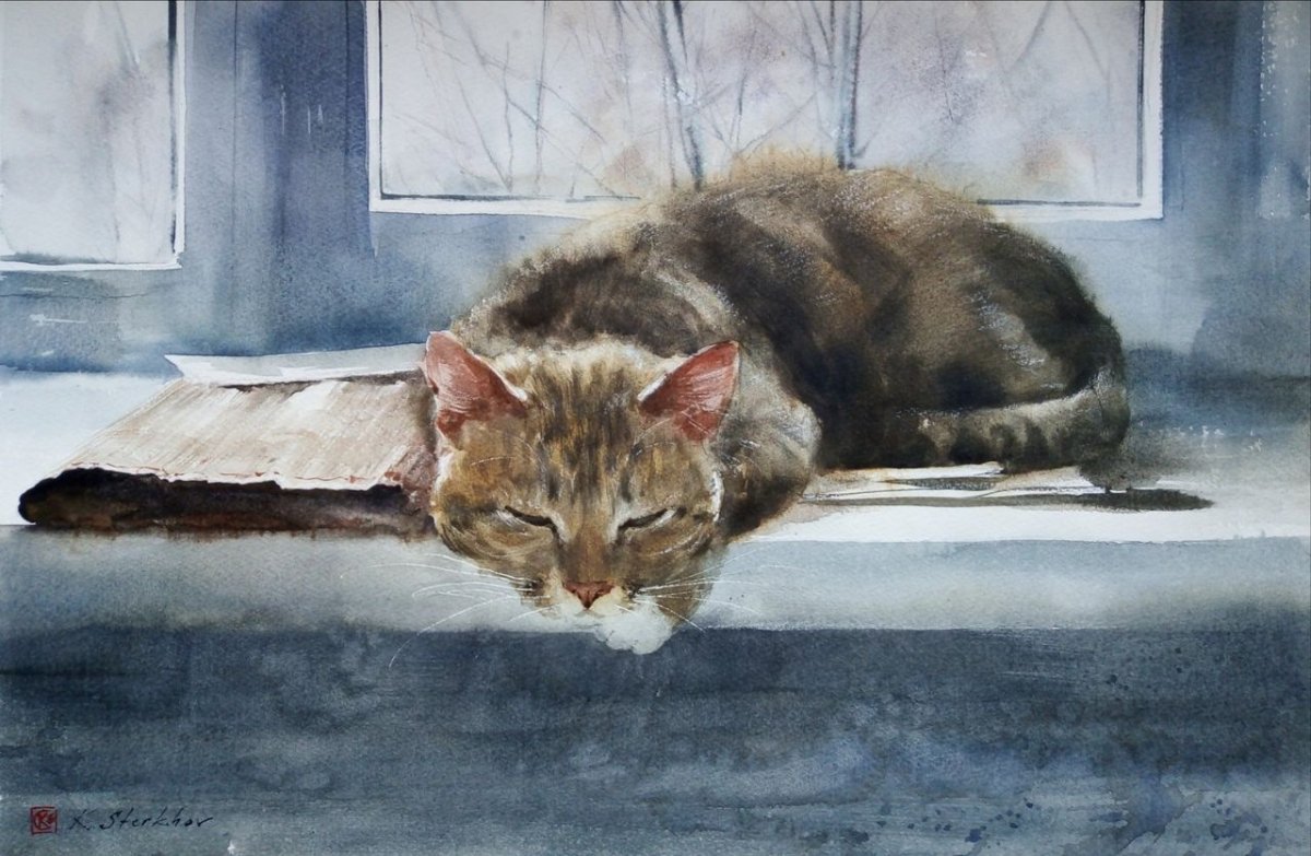 Константин Стерхов художник кошки