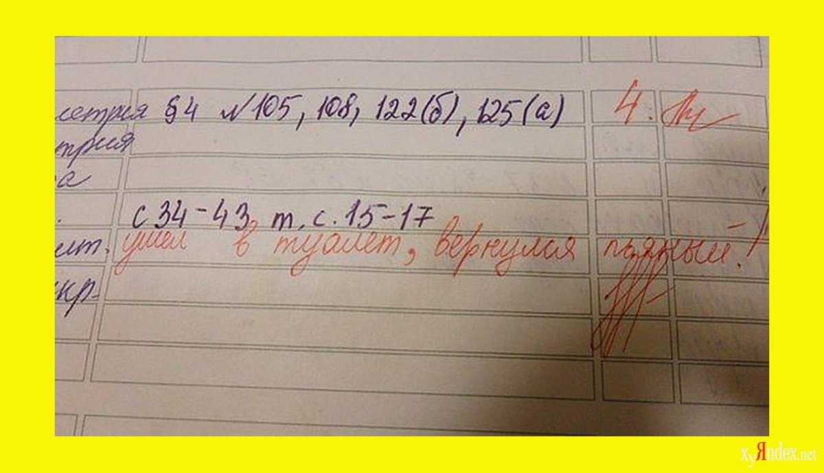 Приколы про оценки в школе