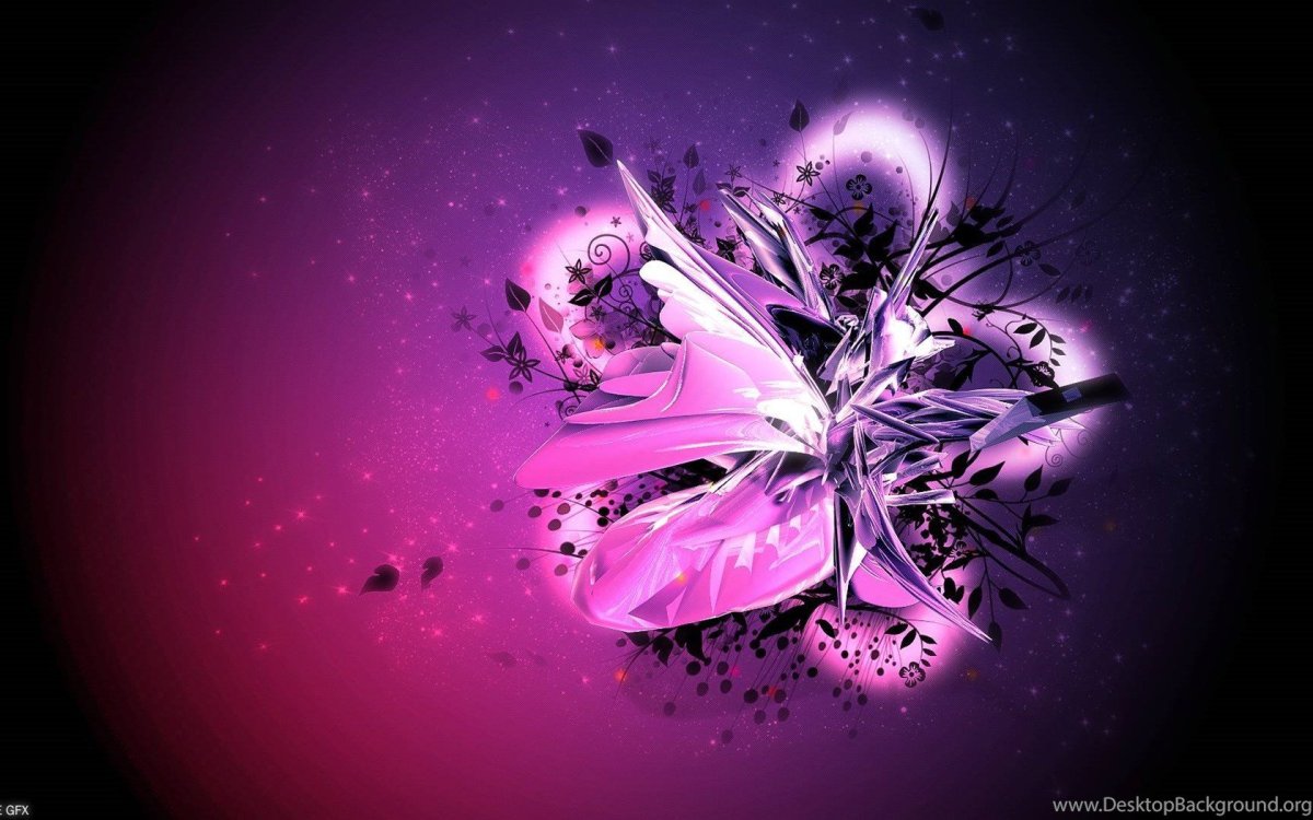 Абстракция в фиолетовых тонах