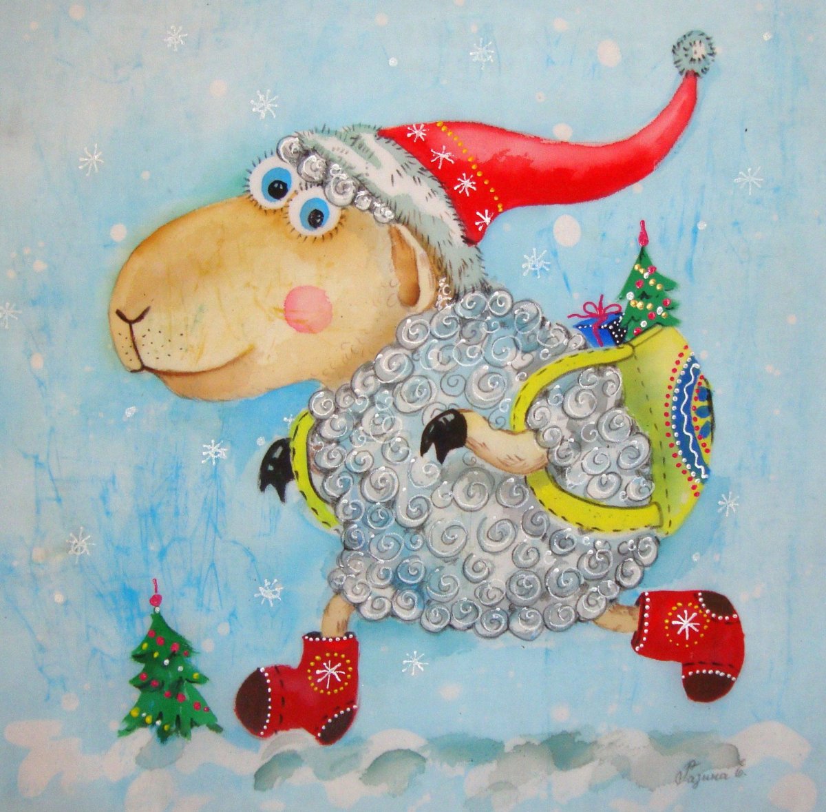 Новогодний зайчик