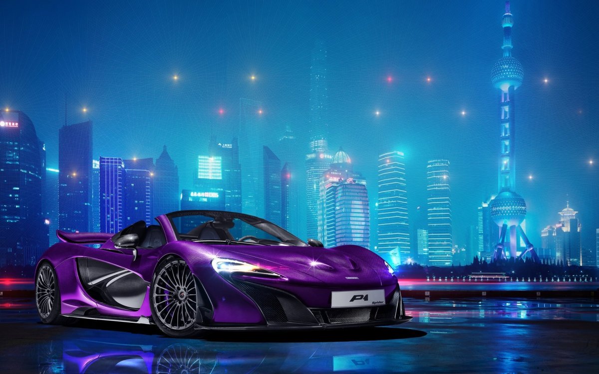 Purple MCLAREN p1