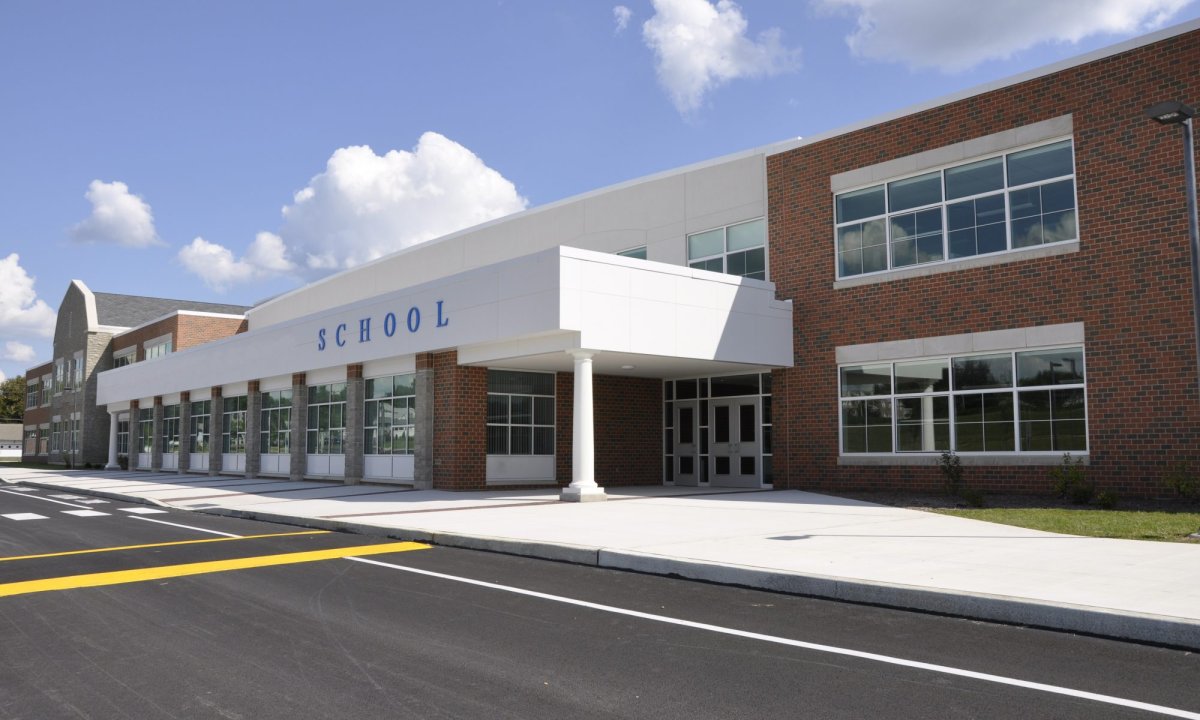 Фасады современных школ