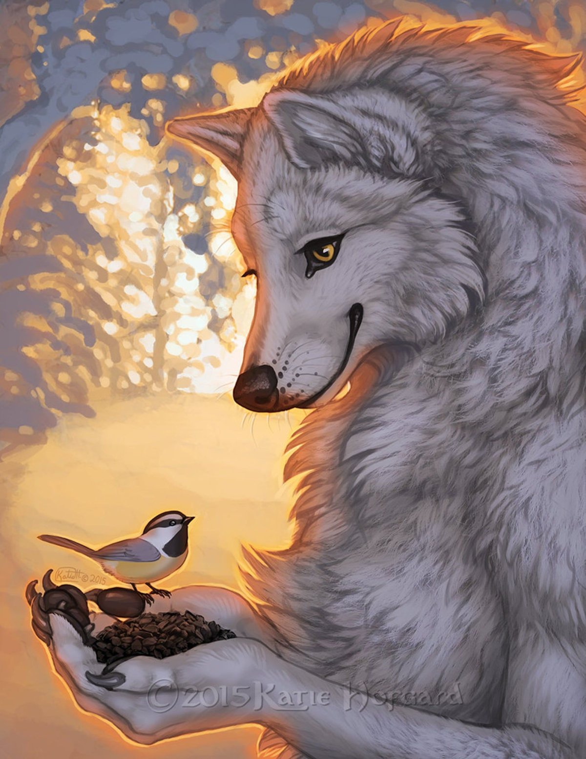 Добрый волк арт