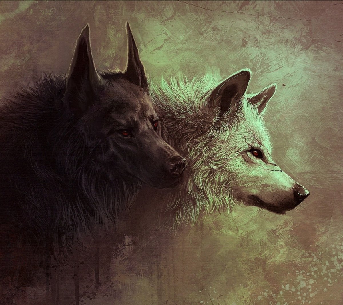 Волк арт