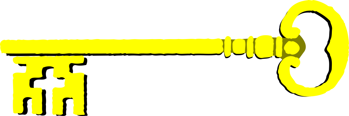 Золотой ключик рисунок для детей