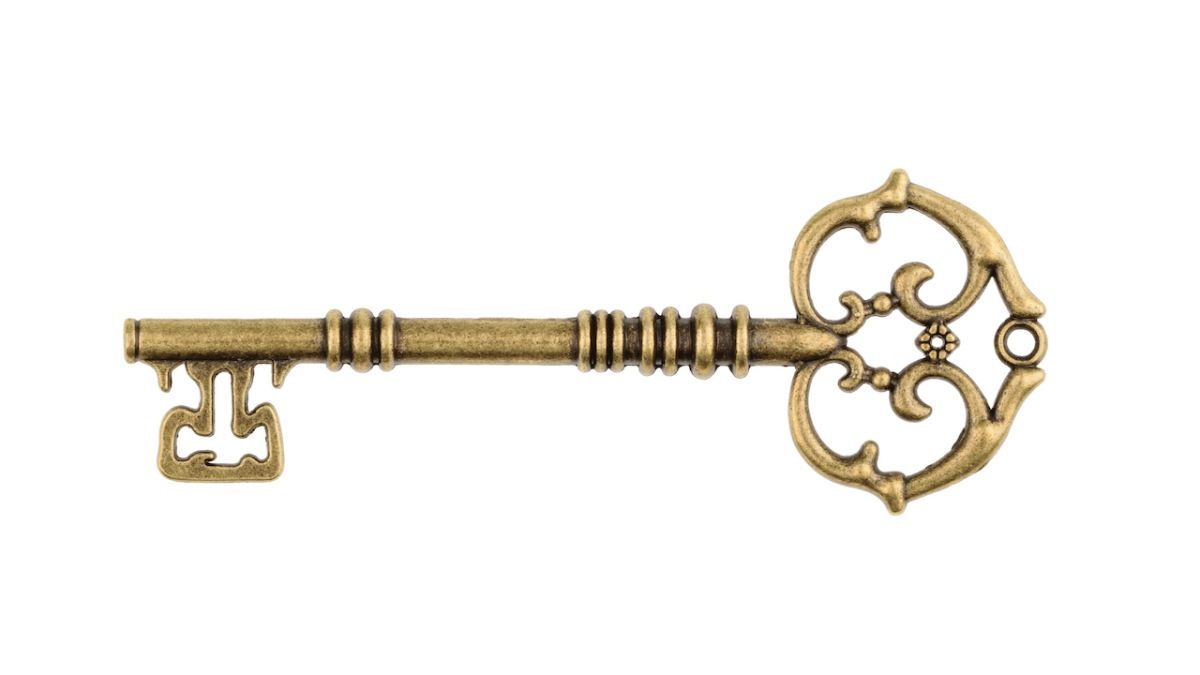 Ключ от двери без фона