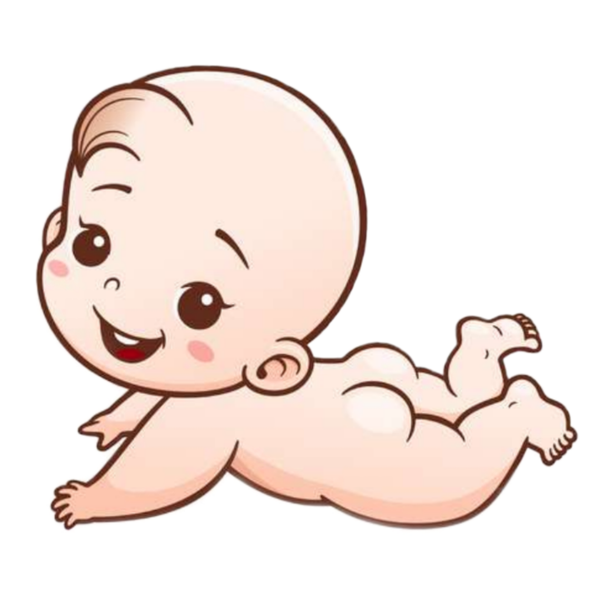 Векторная картинка младенец