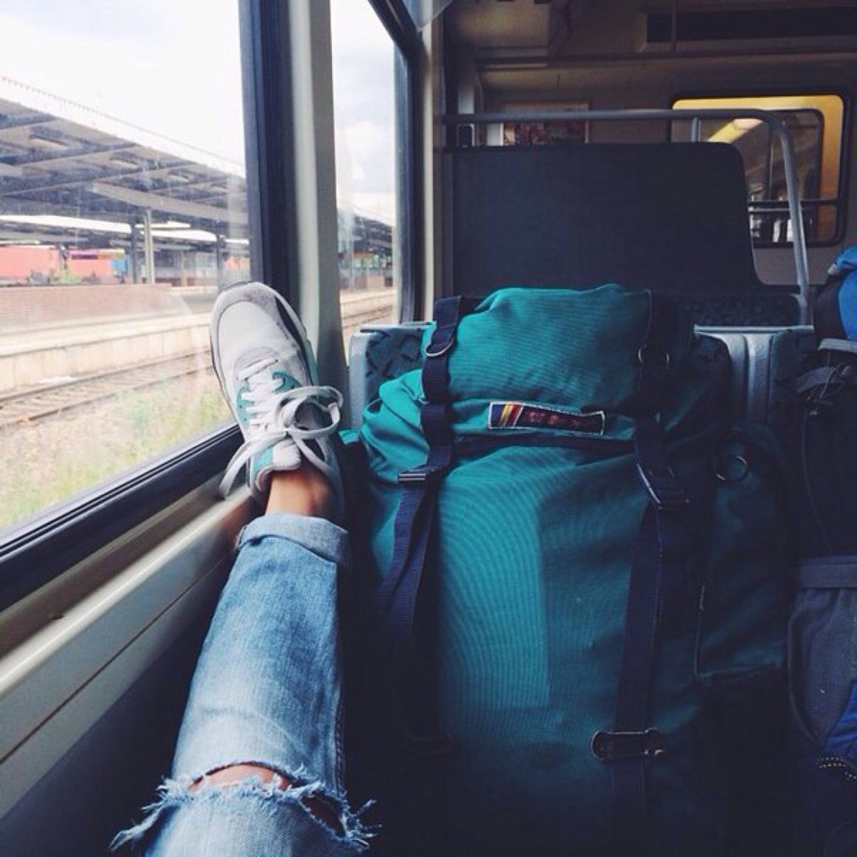 Девушка в поезде