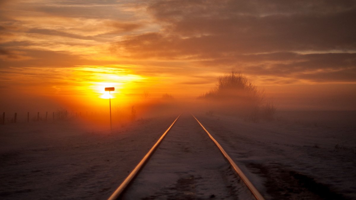 Поезд на перроне