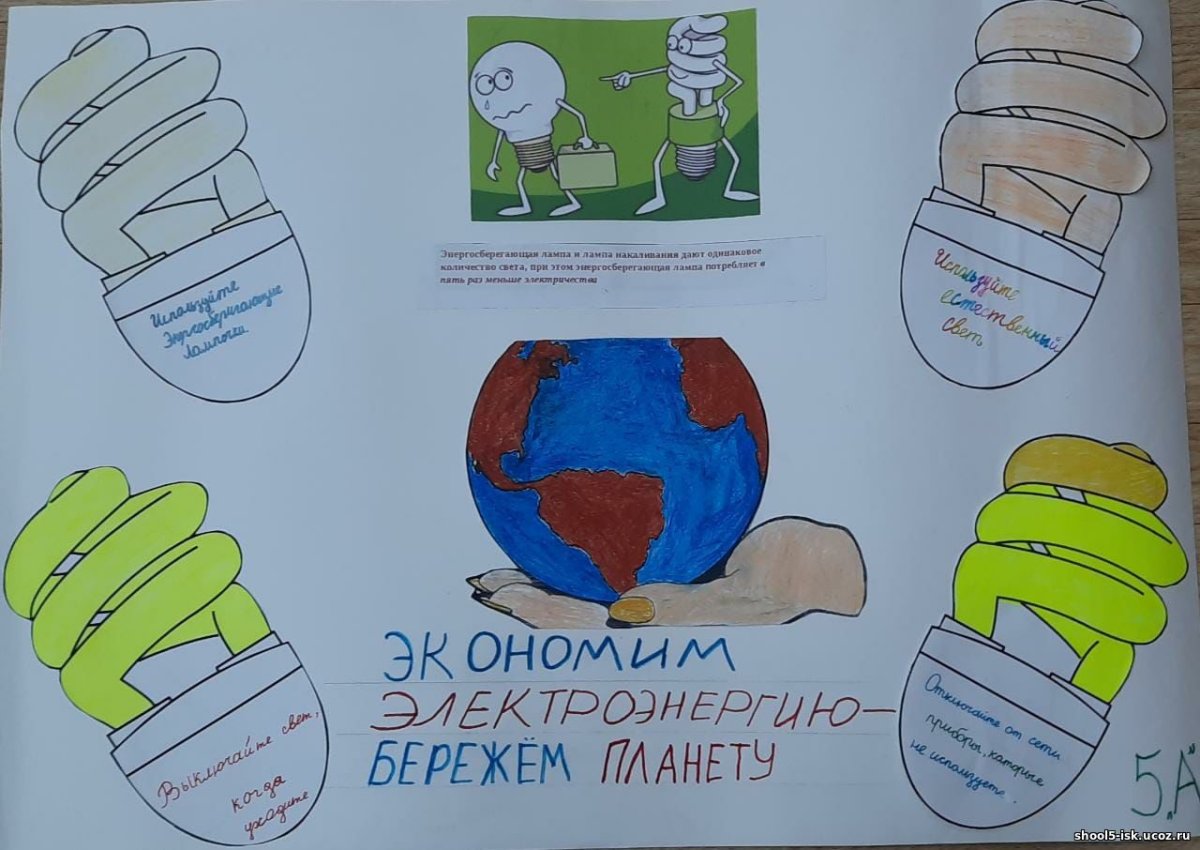 Рисунок на тему экология лампочка