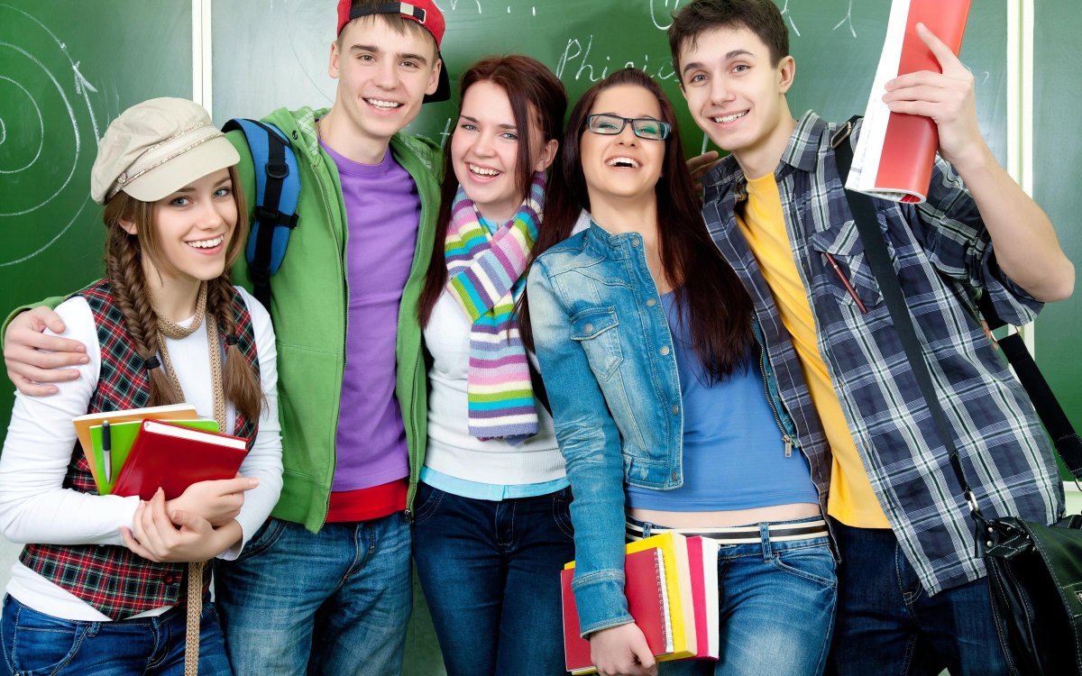 Веселые студенты