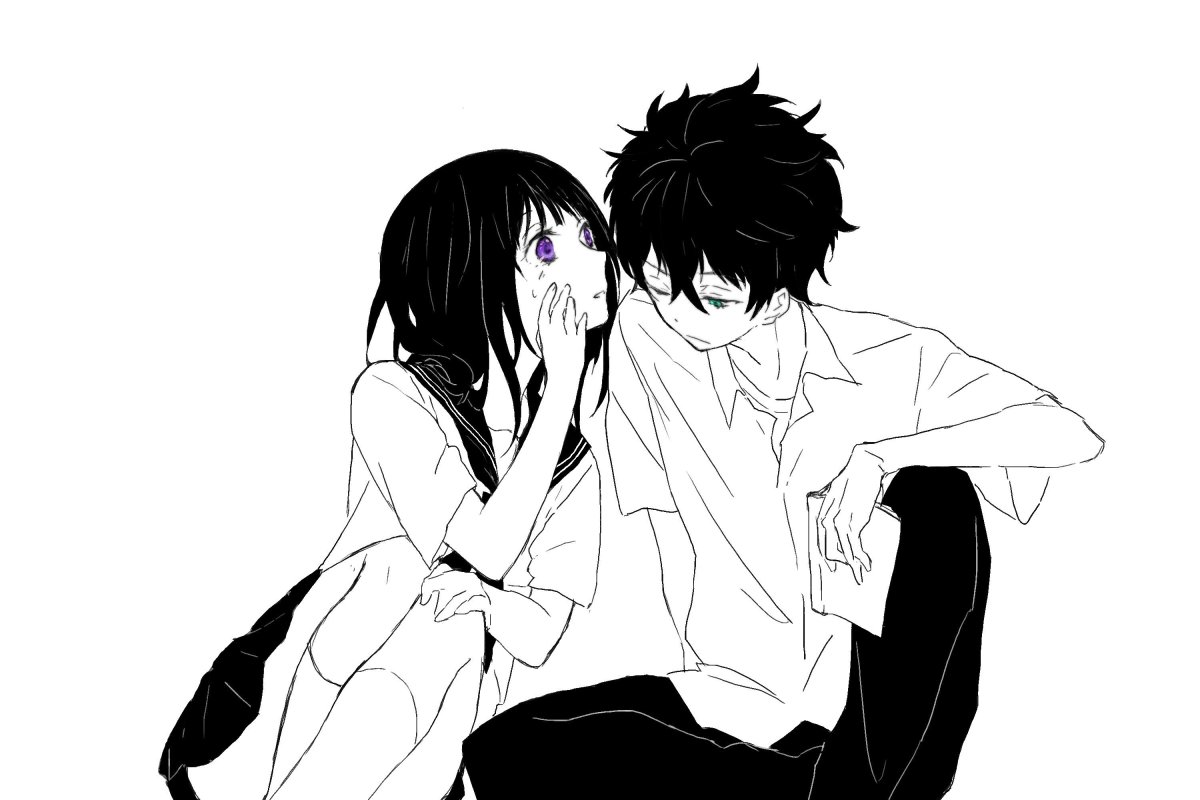 Аниме парочки темные