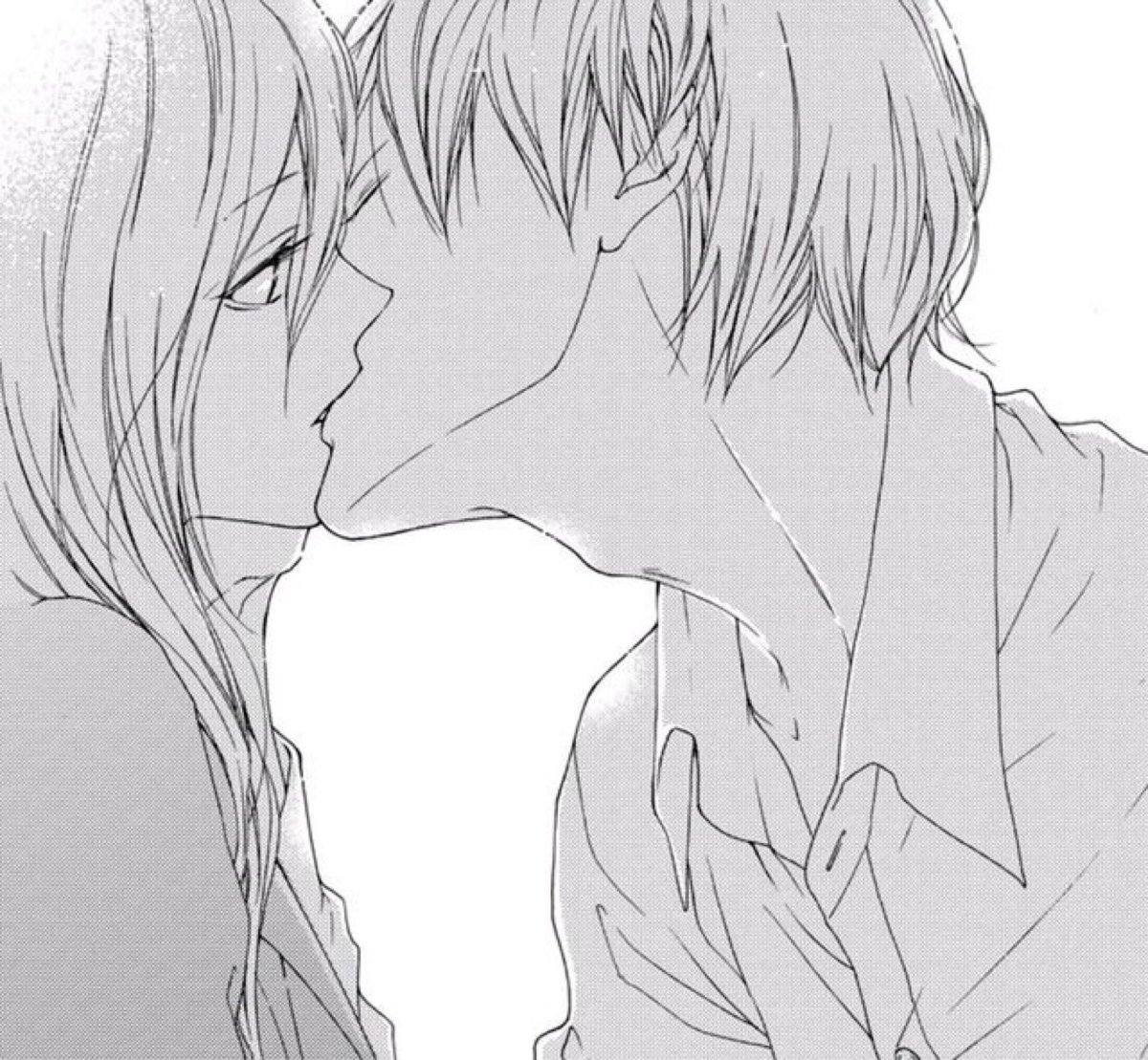 Аниме поцелуй в шею