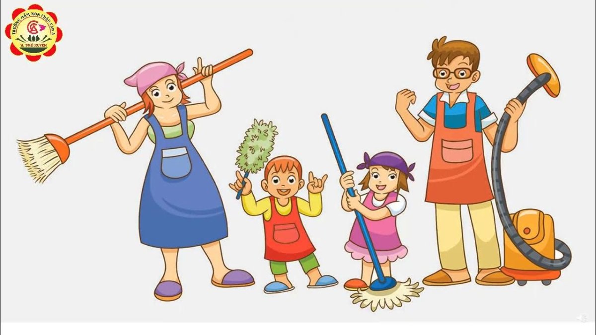 Труд в семье иллюстрацией