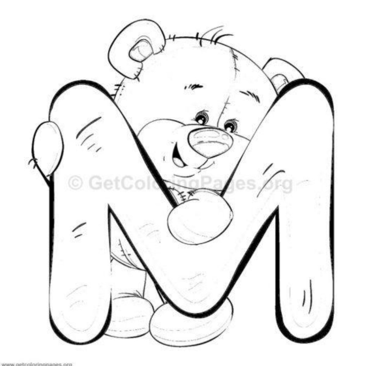 Буквы с мишками