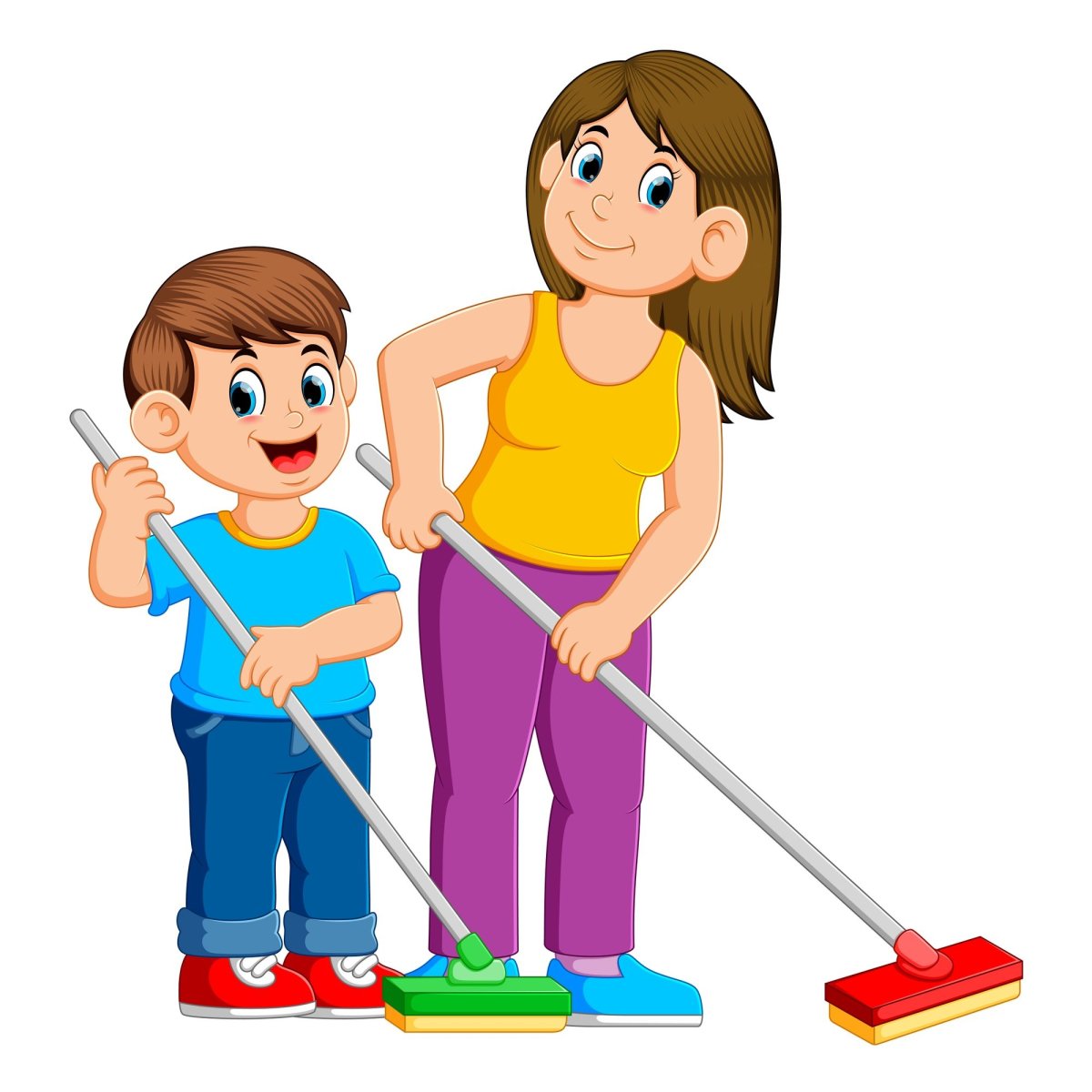 Мытье полов