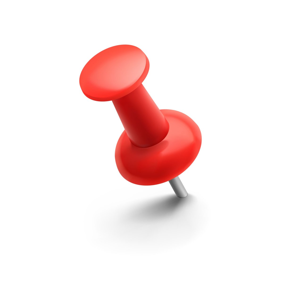 Стикер кнопка канцелярская круглая