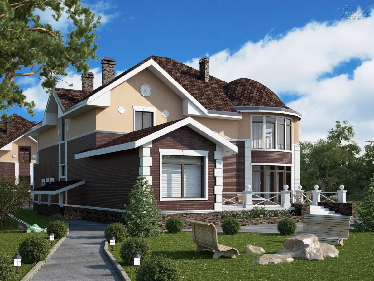 Красивые проекты двухэтажных домов