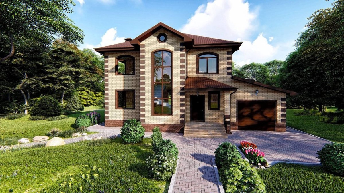 Двухэтажный домик