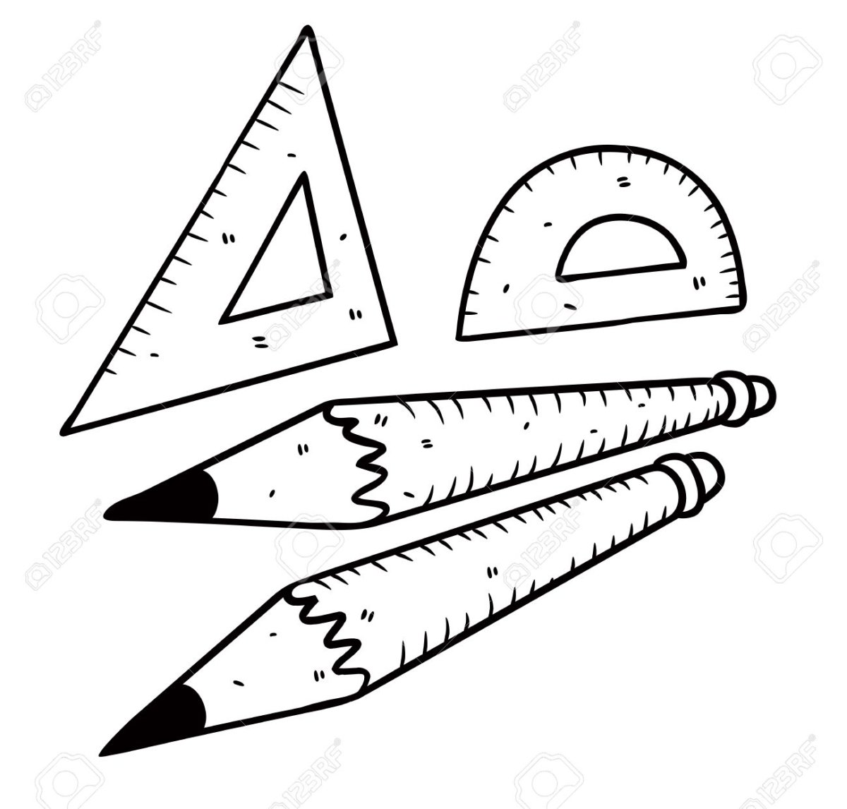 Математические рисунки карандашом