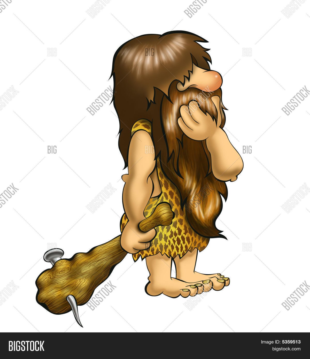 Одежда первобытного человека мультяшная