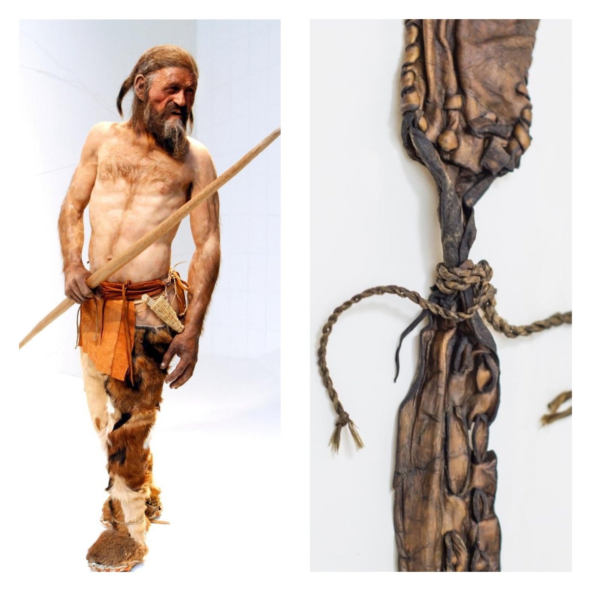 Мужской и женский костюм эпохи неолита на Кубани