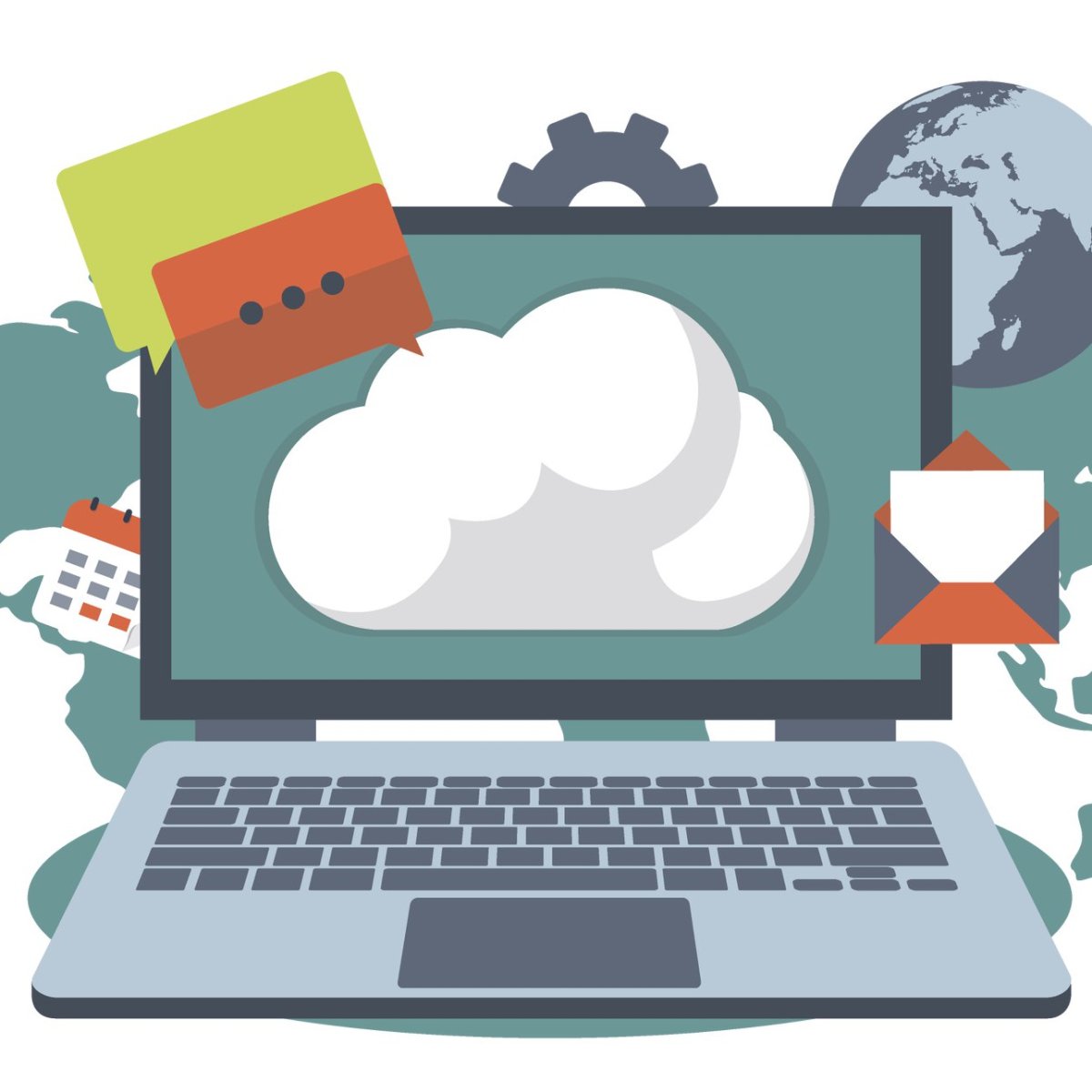 Клипарт интернет компьютер