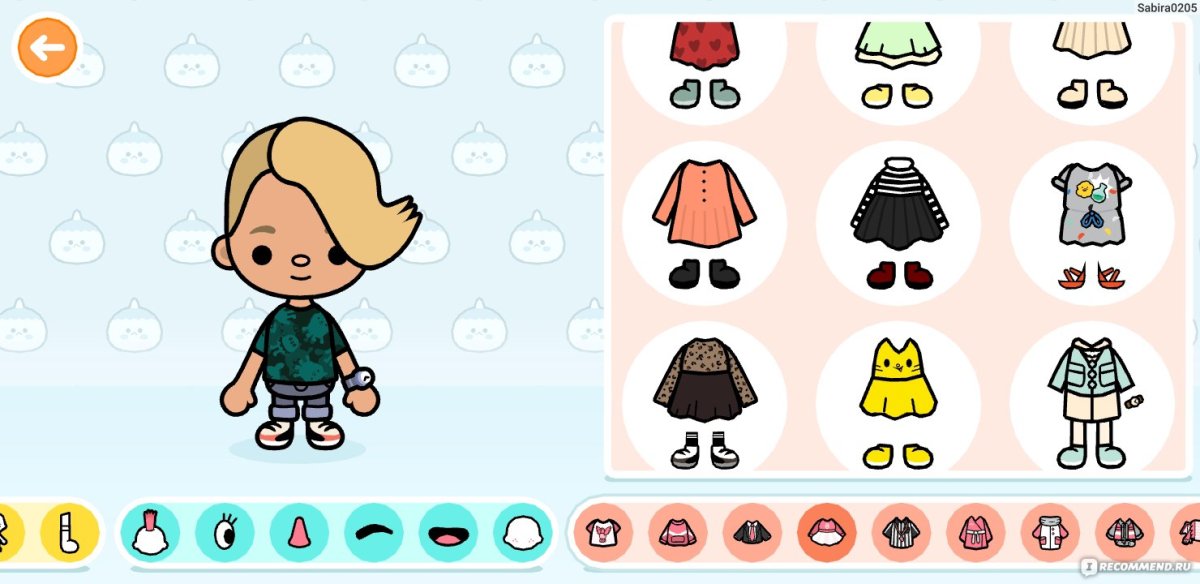 Тока вока одежда для персонажей