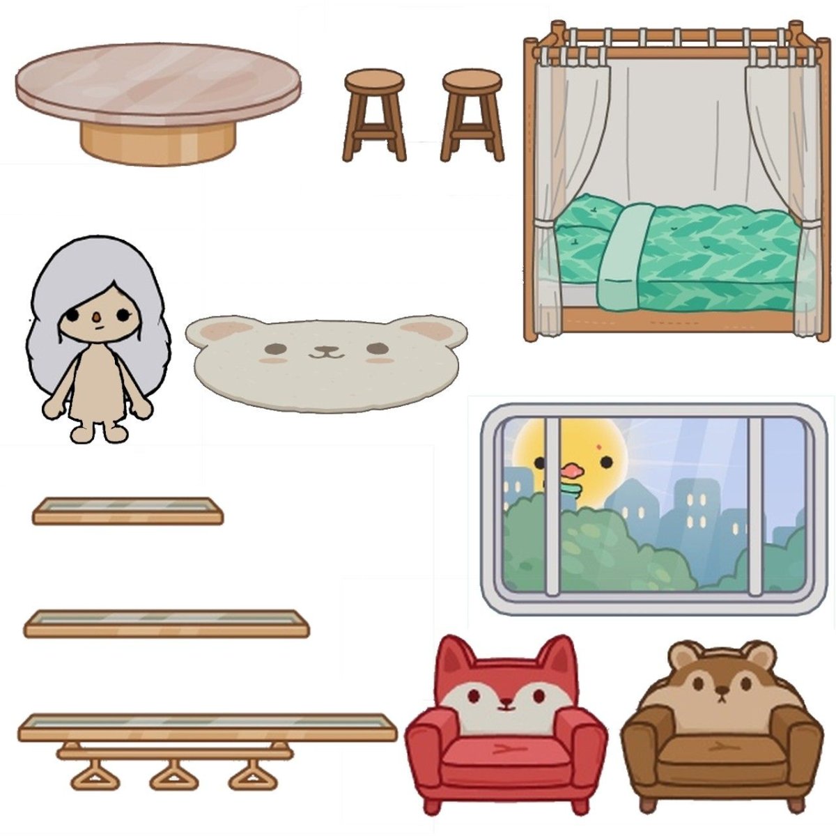 Toca boca Life комната